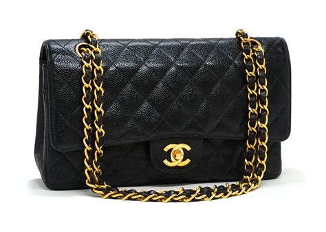 black chanel purse|classic black chanel purse.